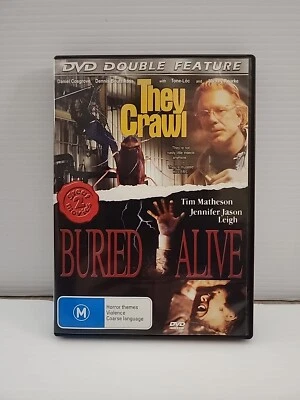 They Crawl + Buried Alive DVD DOUBLE  REGION 4  - image 1 of 4