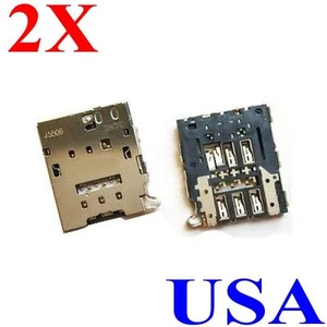2x vassoio lettore schede SIM per Samsung Galaxy S6 Edge Plus G928A G928P G928V - Foto 1 di 5