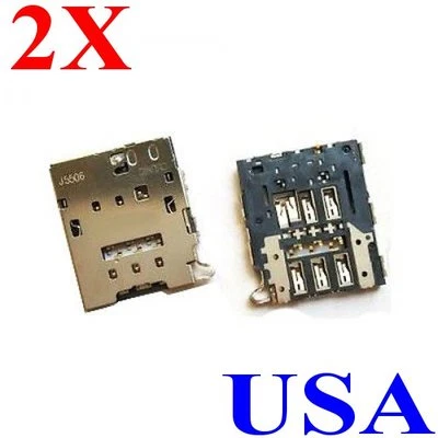 2x Bandeja Ranura Lector de Tarjetas SIM Fabricante de Equipo Original para Samsung Galaxy S6 Edge Plus SM-G928F Foto 1 de 4