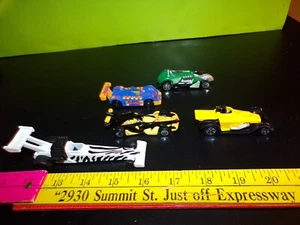 Hot Wheels Lot of 5 Loose McDonalds Cars VINTAGE YEARS VERY COOL DRAGSTERS++ - Picture 1 of 6