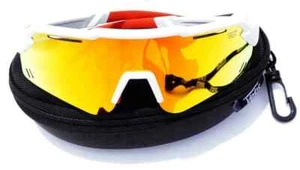 Kids Baseball Sunglasses for Youth softball 7-11U Polarized, White /Red - Picture 1 of 10