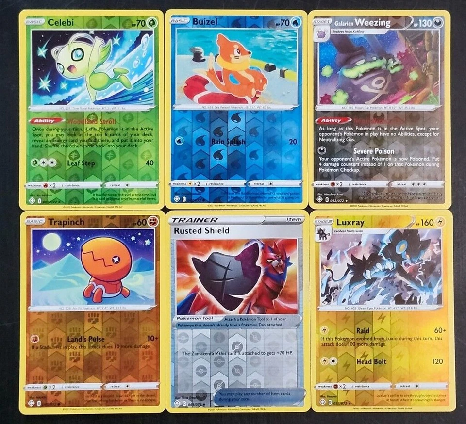 Pokemon - Shining Fates REVERSE HOLO Foil Singles You Pick - Image 1 of 1