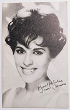 Joni James Black & White Arcade Exhibit Portrait Card 5.5 x 3.5 #2A