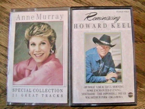 ANNE MURRAY - HOWARD KEEL - TWO CASSETTE ALBUMS - Picture 1 of 1