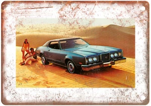 Vintage 1973 Mercury Montego MX Brougham Auto Werbung Reproduktion Blechschild A12034 - Bild 1 von 2