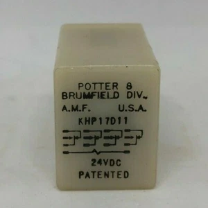 KHP17011 4 POLOS DOBLE FLECHA BOBINA 24VDC Potter & Brumfield (29) - Imagen 1 de 9