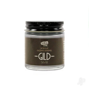 Guild Lane GILD Acrylic Enamel Paint, Silver (30ml Jar) For Craft Model - Imagen 1 de 9