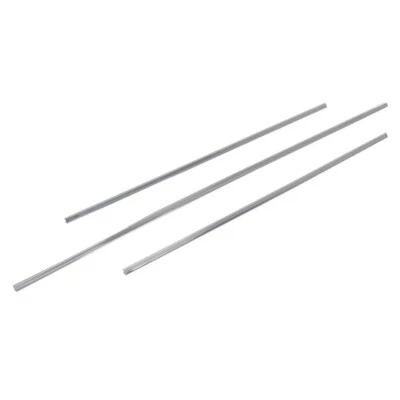 Juego de 3 tiras de bloqueo de junta de ventana trasera cromadas AMD para Scamp X661-2067-2S Foto 1 de 2