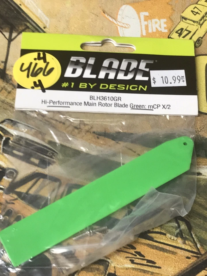Blade BLH3610GR Hi-Performance Main Rotor Blade mCP X NewInPack USA Shipped - Image 1 of 4
