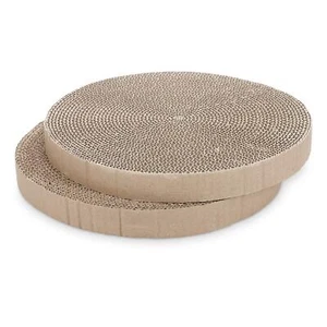 Round Cat Scratcher Pads Pack of 2 - 13 3/8" Diameter x 1 3/8" High 34 cm x 3... - Picture 1 of 8