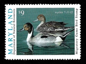 USA, SCOTT # MD31, MNH MARYLAND YEAR 2004 MIGRATORY GAME BIRD DUCK STAMP - Picture 1 of 1