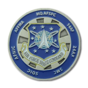 HQ AFSPC/A2Z - SPACE FORCE - Challenge Coin - Picture 1 of 2