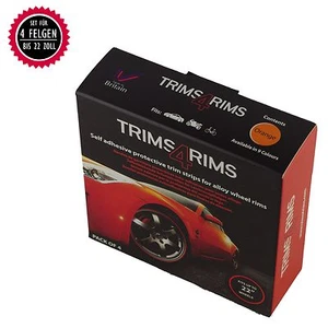 Trims4Rims ARANCIONE protezione cerchi styling anelli cerchi adesivi bordo cerchi Rimblades - Foto 1 di 12