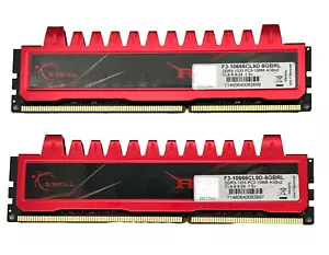 G.Skill 8GB RAM (2x4GB) PC3-10666 DDR3-1333 GAMING SDRAM F3-10666CL9D-8GBRL - Picture 1 of 4