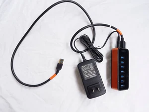 Anker AH221 7-Port USB 3.0 Data Hub w/ Built-in Charging Port - Picture 1 of 10