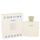Azzaro Chrome Pure Fragrance 3.4Oz Eau De Toilette Spray Msrp $87 Nib