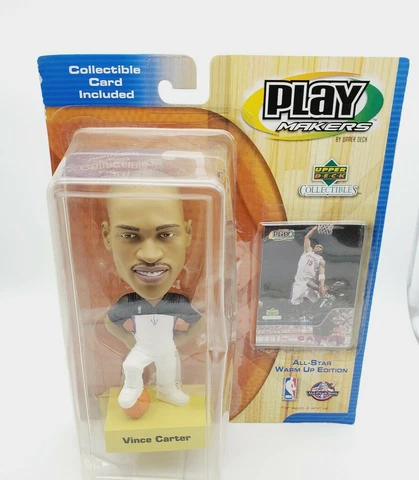 Upper Deck Play Makers Vince Carter Bobblehead Toronto Raptors NBA Cover