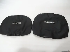Fit For Farmtrac Tractor Black Colour Bottom And Rear Seat Cover #23A6 - Picture 1 of 9
