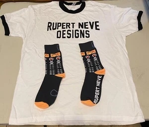 New Rupert Neve Designs Bundle White Shirt Size Extra Large & Fader Socks - Picture 1 of 10