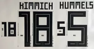 Set Flock Nummer number Trikot jersey shirt Deutschland Germany 2018 home - Bild 1 von 1