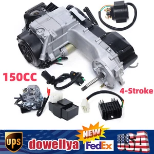 4Stroke 150CC ATV Engine Motor 11" Long Case GY6 Scooter Go-Kart Complete Engine - Bild 1 von 20