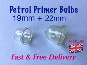 Fuel Primer Bulb Set  Twin Pack Mower, Blower, Strimmer, Chainsaw ✅ 19mm & 22mm - Picture 1 of 5