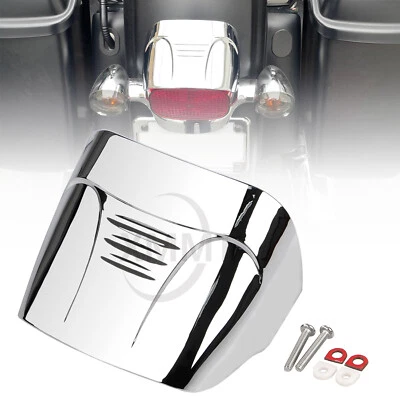 Хромированный козырек заднего фонаря для Harley Touring Electra Street Glide Dyna Sportster XL - Изображение 1 из 4