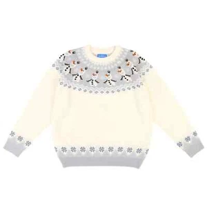 Tokyo Disney Resort 2024 Sweater Knit Olaf Frozen Long Sleeve From Japan M - Picture 1 of 6