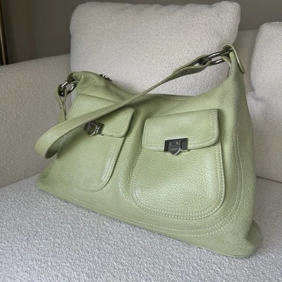 Bolso de Mano LOVCAT Paris Cuero Verde Pistacho  Foto 1 de 4