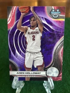2024-25 Bowman University Best Purple Refractor Aden Holloway Alabama /250 - Picture 1 of 2