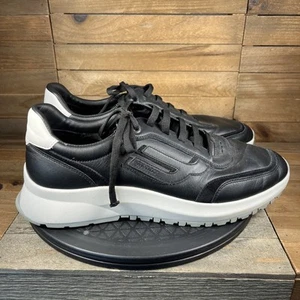 Bally Demmy Leather Low Top Sneakers Men's US Sz 11D Lace Up Shoes Rare - Picture 1 of 11