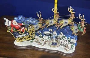 Dallas Cowboys Danbury Mint “Santa's Big Night” Christmas Original Packaging - Picture 1 of 8