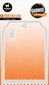 Studio Light Grunge Cutting Die-Nr. 831, A6 Label Shape 5A0023GP-1G6L1 - Picture 1 of 3