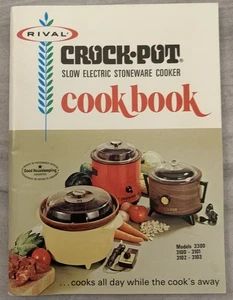 Vintage Rival Crock-Pot Cookbook. Paperback. Models 3100, 3101, 3102, 3103, 3300 - Bild 1 von 6