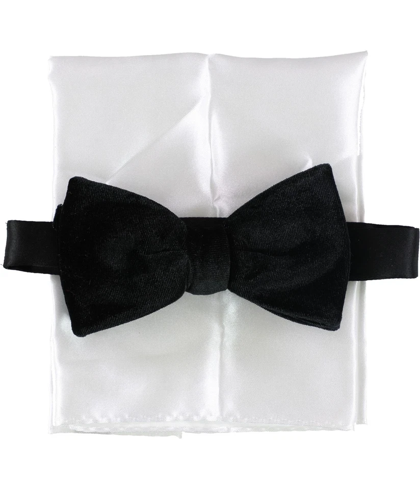 Alfani Mens 2-Piece Pre-tied Bow Tie, Black, One Size - Image 1 of 1