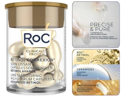 Retinol Correxion Line Smoothing Night Serum Capsules, Daily Anti-Aging-Wrinkle - Image 1 of 4