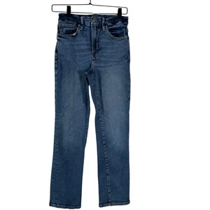 Good American Women's Blue Stretch High Rise Cotton Blend Skinny Jeans Size 8/29 - Picture 1 of 9