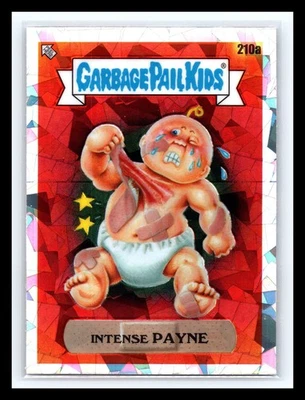 💥 Intense Payne 2023 Garbage Pail Kids Topps Chrome Atomic Refractor # 210a - Image 1 of 2