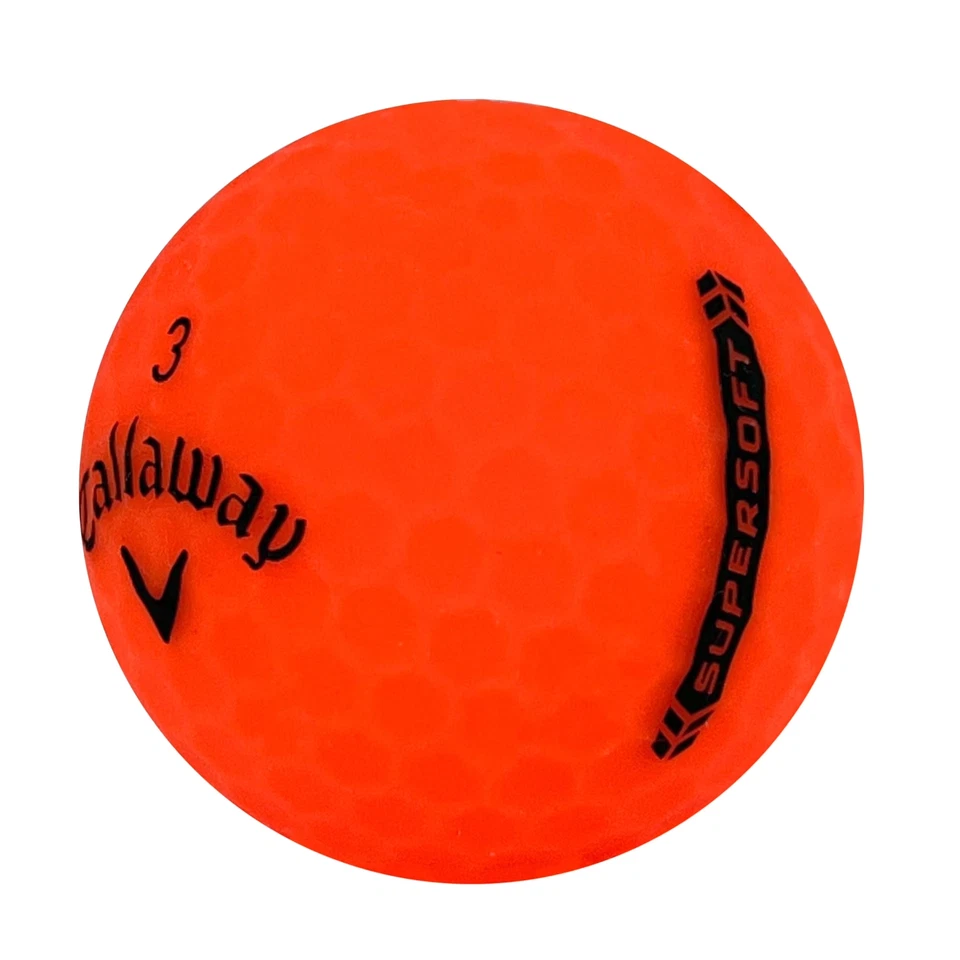 Callaway Supersoft Matte Orange AAAAA MINT Golf Balls - 24 Pack - Image 1 of 1