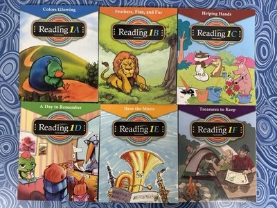 Bob Jones Reading 1 Student Set of 6 Readers 4th Edition BJU 1st Homeschool Hs - Image 1 of 4