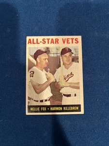 1964 Topps - All-Star Vets Harmon Killebrew, Nellie Fox #81 - Imagen 1 de 2