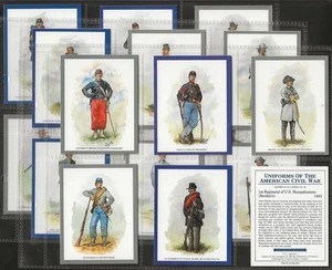 VICTORIA GALLERY-FULL SET- UNIFORMS OF AMERICAN WAR OF INDEPENDANCE (L24 CARDS) - Picture 1 of 4