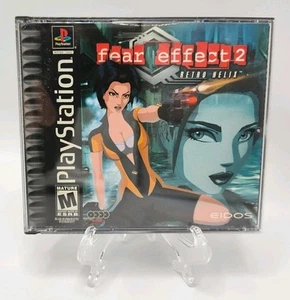 Fear Effect 2: Retro Helix (PS1, 2001) *CIB w/ Reg Card + Case Protector* Tested - Picture 1 of 24