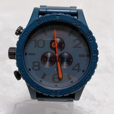 Nixon The 51-30 Gunship Chrono Watch Navy Analog Quartz No accessories - Image 1 of 4