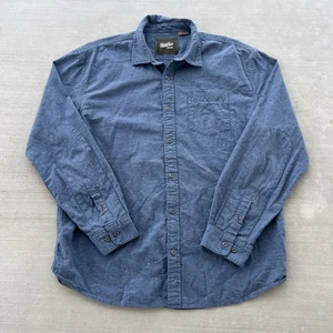 Howler Bros Button Up Jacquard Sheridan Western Blue Long Sleeve Sz XL - Picture 1 of 10