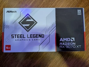 ASRock AMD RX 9070XT Steel Legend - Picture 1 of 1