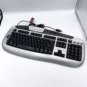 Microsoft USB Wired Digital Media Keyboard 1.0A Model 1031 - Gray/Black - Picture 1 of 4