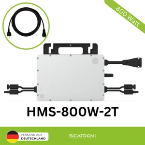 Hoymiles HMS-800W-2T Mikrowechselrichter 800W WLAN WIFI Balkonkraftwerk 0% MwSt. - Bild 1 von 9