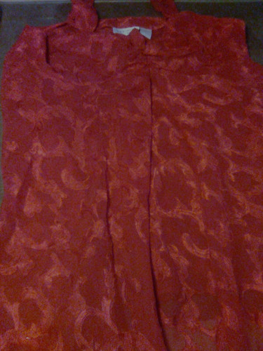 UNDERCOVER ABITO ROSSO "VICTORIA 'S SECRET" RINOMATO DONNA 100% POLIESTERE (M) MADE IN SRI LANKA