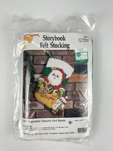 Bilderbuch Weihnachten Filzstrumpf Weihnachtsmann und Geschenke Hobby Kraft #9211 Neu - Bild 1 von 4